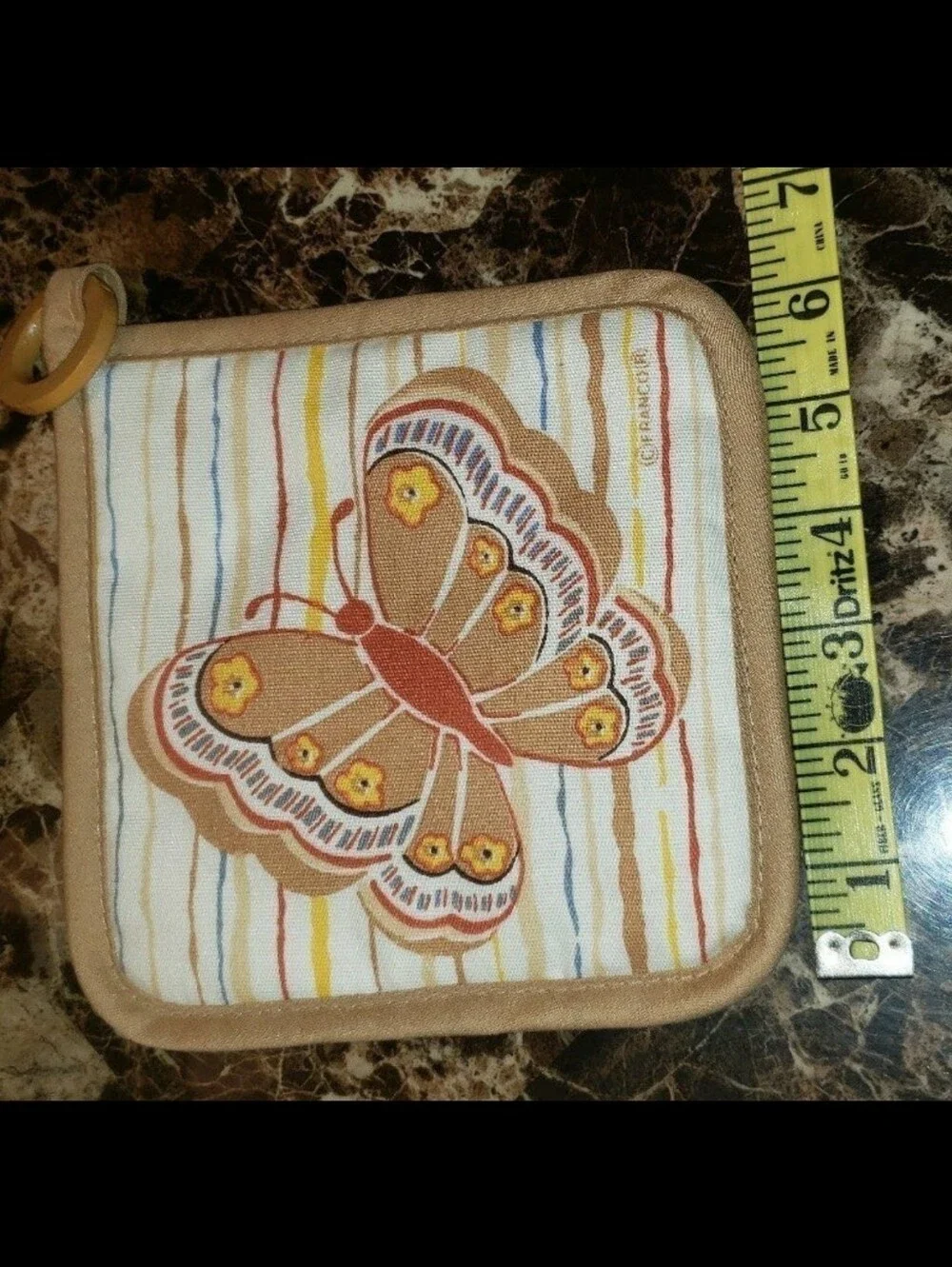 Two (2) Vintage Franco Butterfly Oven Mit/Pot Holders